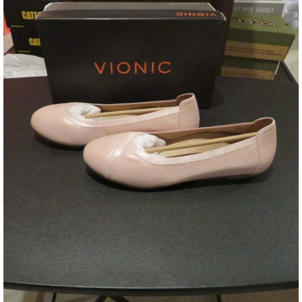 *NEW Womens Light Pink Vionic Spark Caroll Shoes, 5